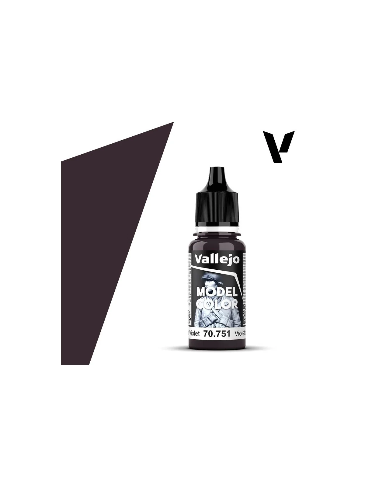 Violeta Negro Model Color Vallejo 18 ml (70751) de Vallejo en Vallejo | La Cueva Roja