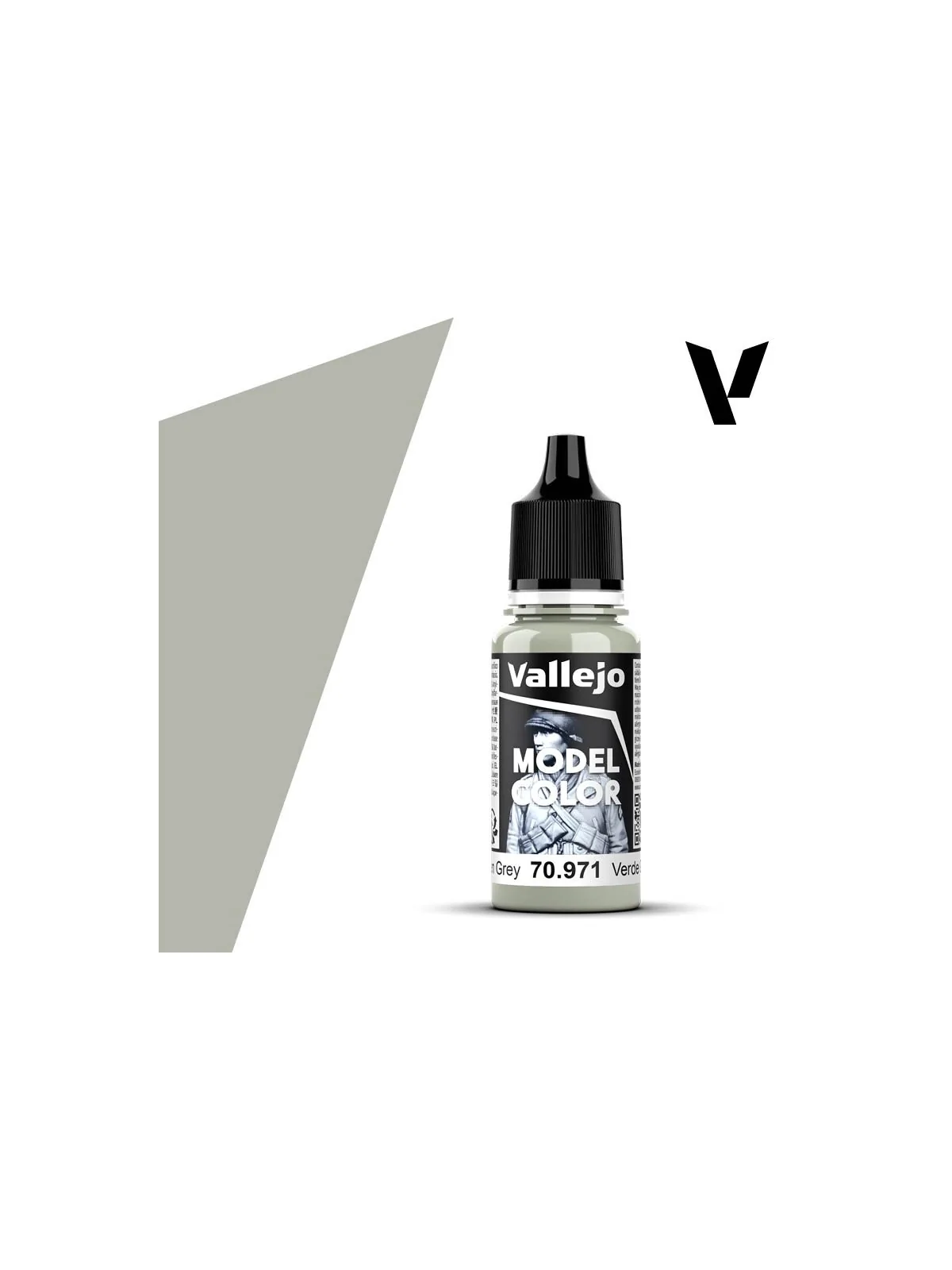 Verde Gris Palido Model Color Vallejo 18 ml (70971) de Vallejo en Vallejo | La Cueva Roja