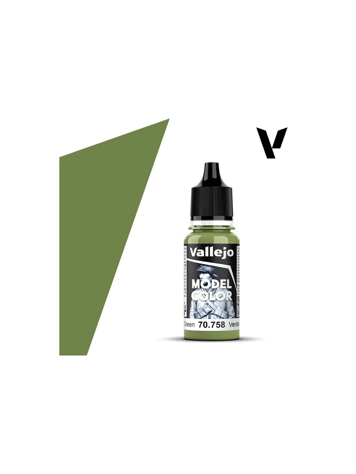 Verde Claro Model Color Vallejo 18 ml (70758) de Vallejo en Vallejo | La Cueva Roja