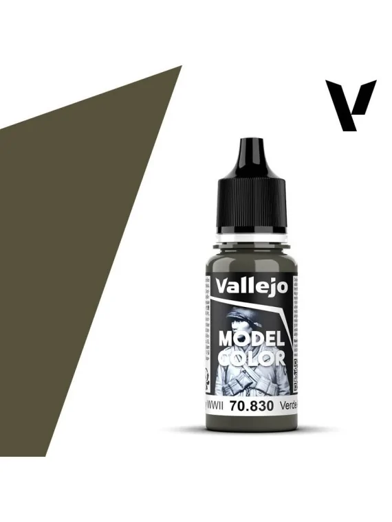 Verde Alemán WWII Model Color Vallejo 18 ml (70830) de Vallejo en Vallejo | La Cueva Roja