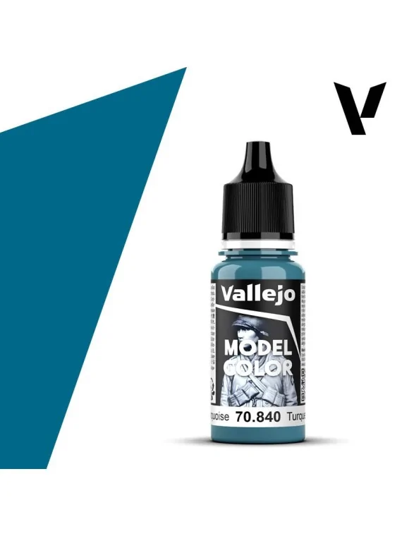 Turquesa Claro Model Color Vallejo 18 ml (70840) de Vallejo en Vallejo | La Cueva Roja