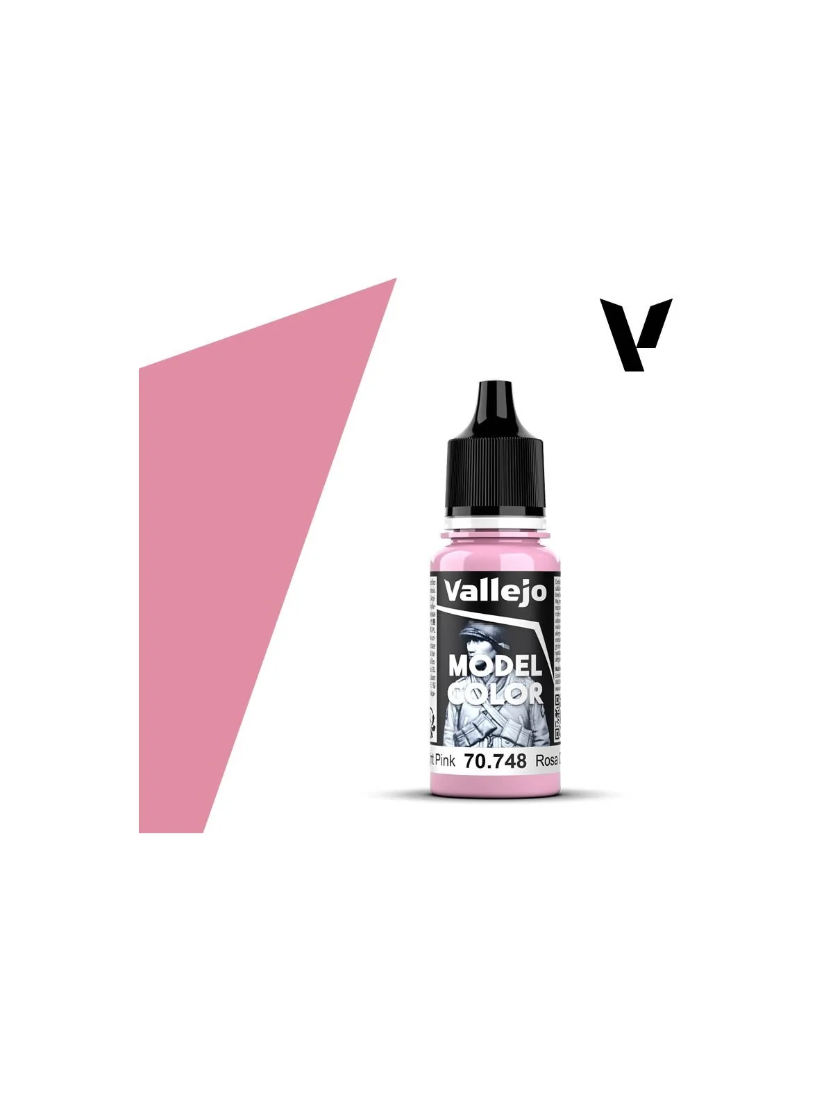 Rosa Claro Model Color Vallejo 18 ml (70748) de Vallejo en Vallejo | La Cueva Roja