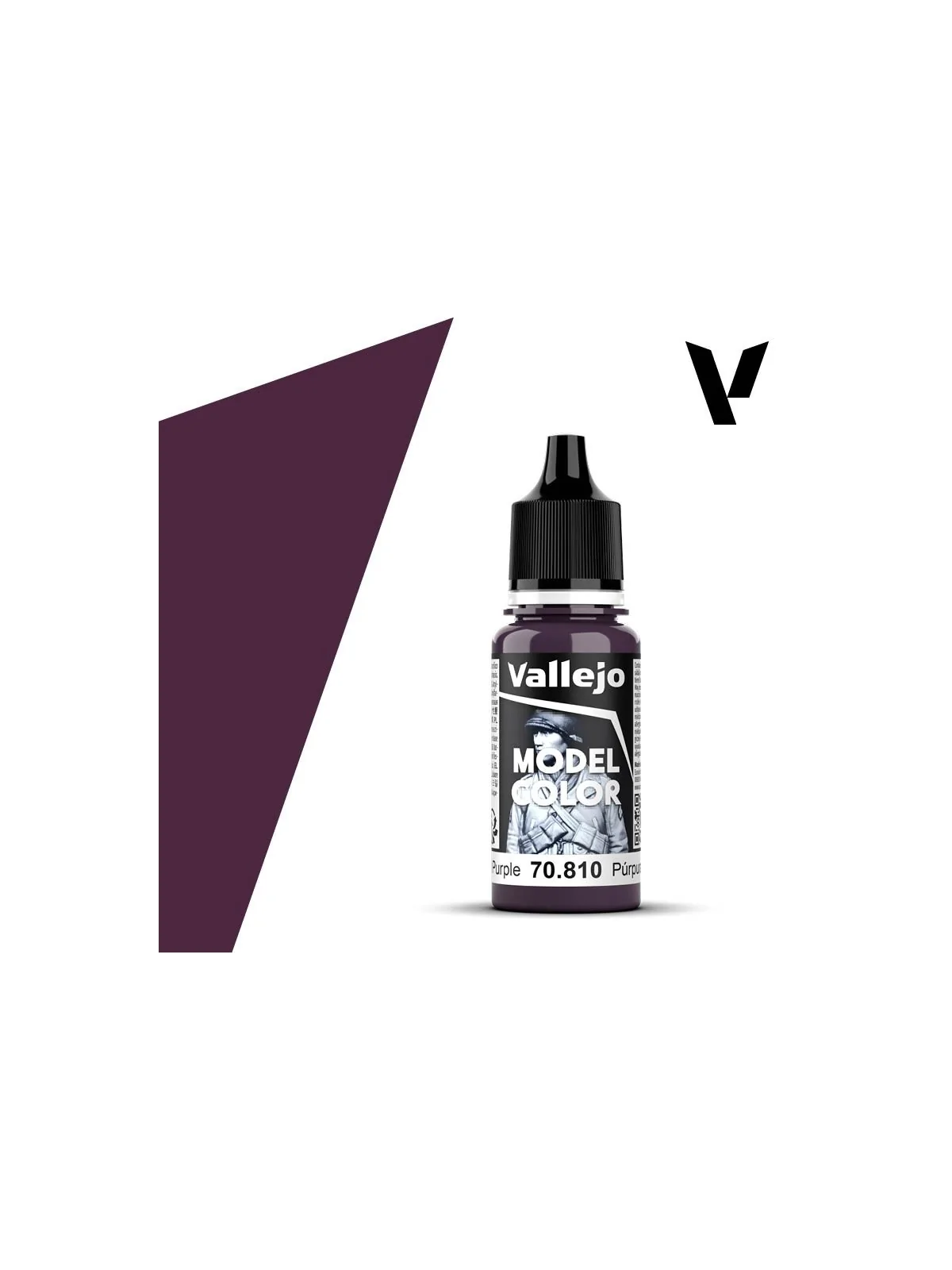 Purpura Real Model Color Vallejo 18 ml (70810) de Vallejo en Vallejo | La Cueva Roja