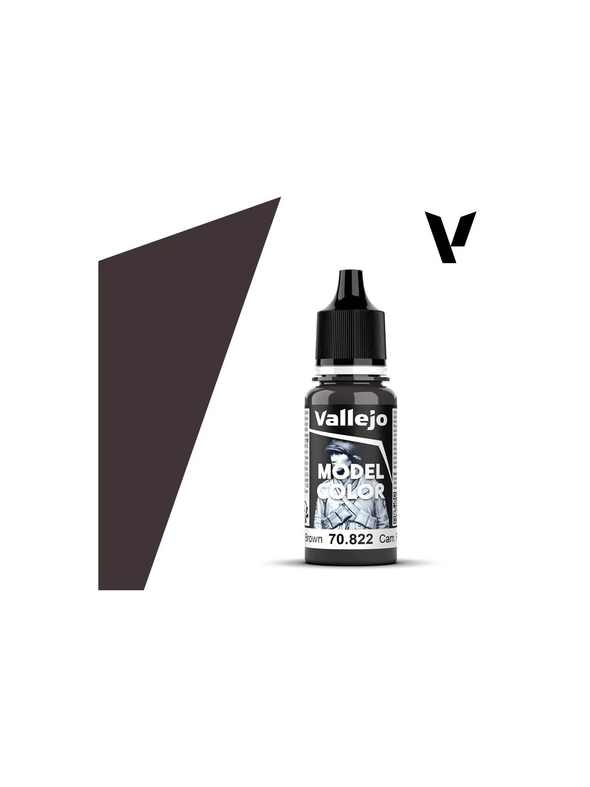 Camuflaje Pardo Negro Model Color Vallejo 18 ml (70822) de Vallejo en Vallejo | La Cueva Roja