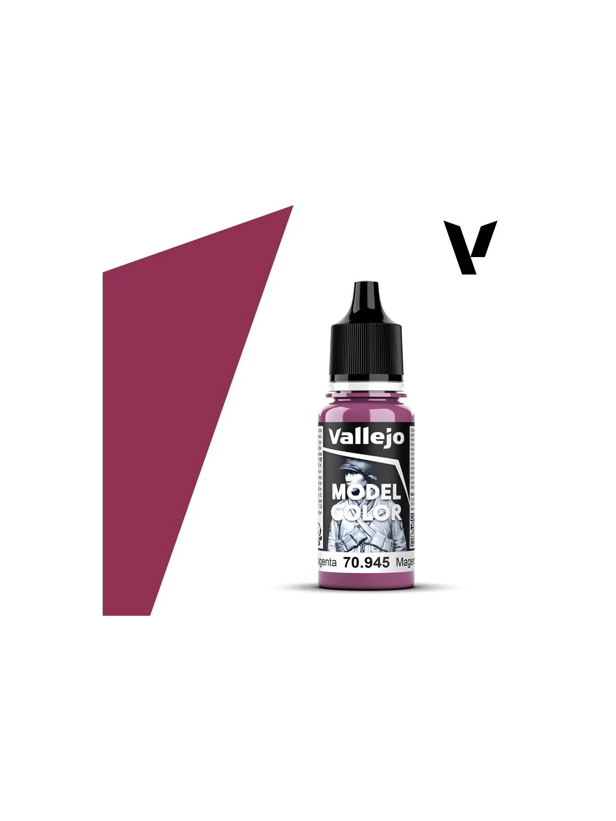 Magenta Model Color Vallejo 18 ml (70945) de Vallejo en Vallejo | La Cueva Roja