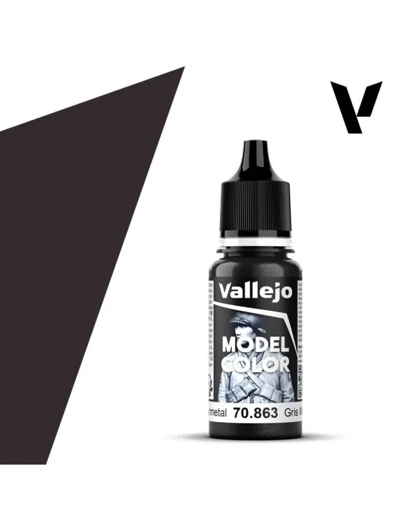 Gris Metalizado Model Color Vallejo 18 ml (70863) de Vallejo en Vallejo | La Cueva Roja