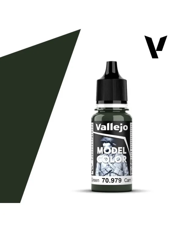 Camuflaje Verde Oscuro Model Color Vallejo 18 ml (70979) de Vallejo en Vallejo | La Cueva Roja