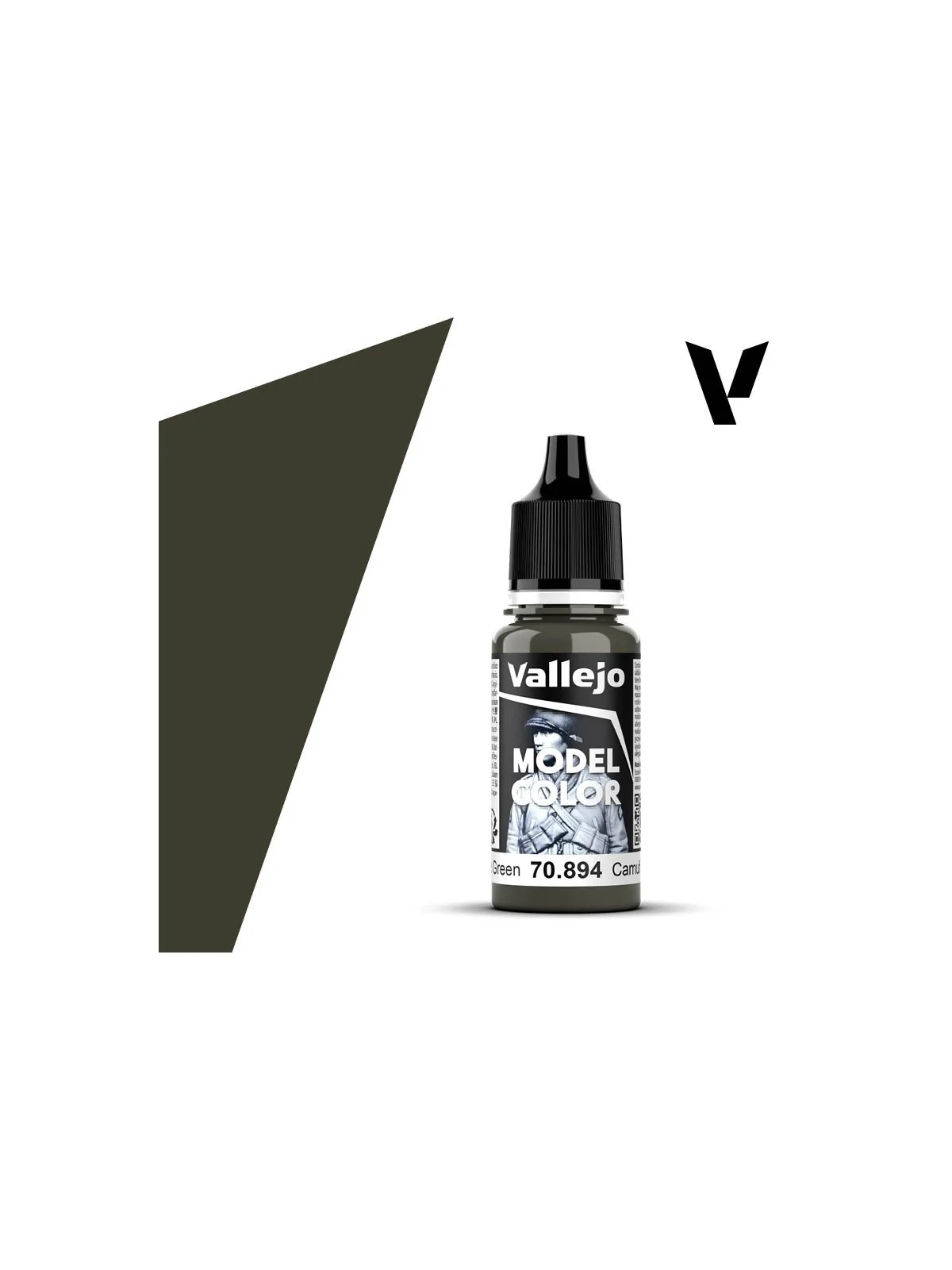 Camuflaje Verde Oliva Model Color Vallejo 18 ml (70894) de Vallejo en Vallejo | La Cueva Roja