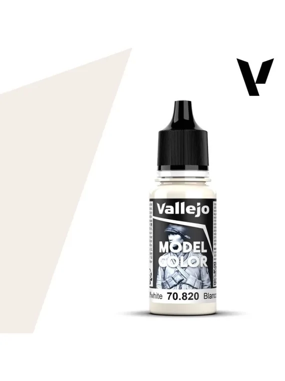 Blanco Pergamino Model Color Vallejo 18 ml (70820) de Vallejo en Model Color | La Cueva Roja
