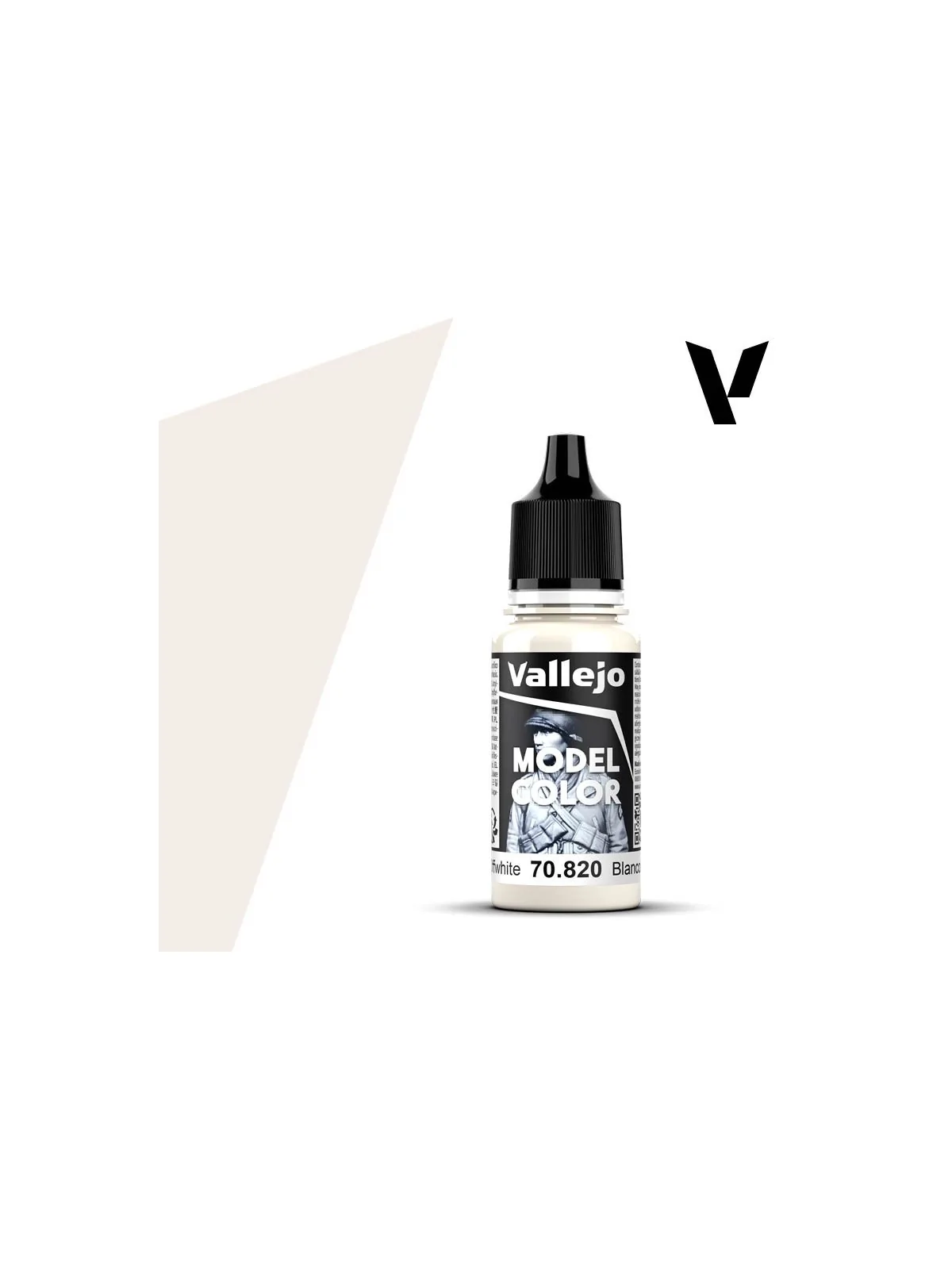 Blanco Pergamino Model Color Vallejo 18 ml (70820) de Vallejo en Model Color | La Cueva Roja
