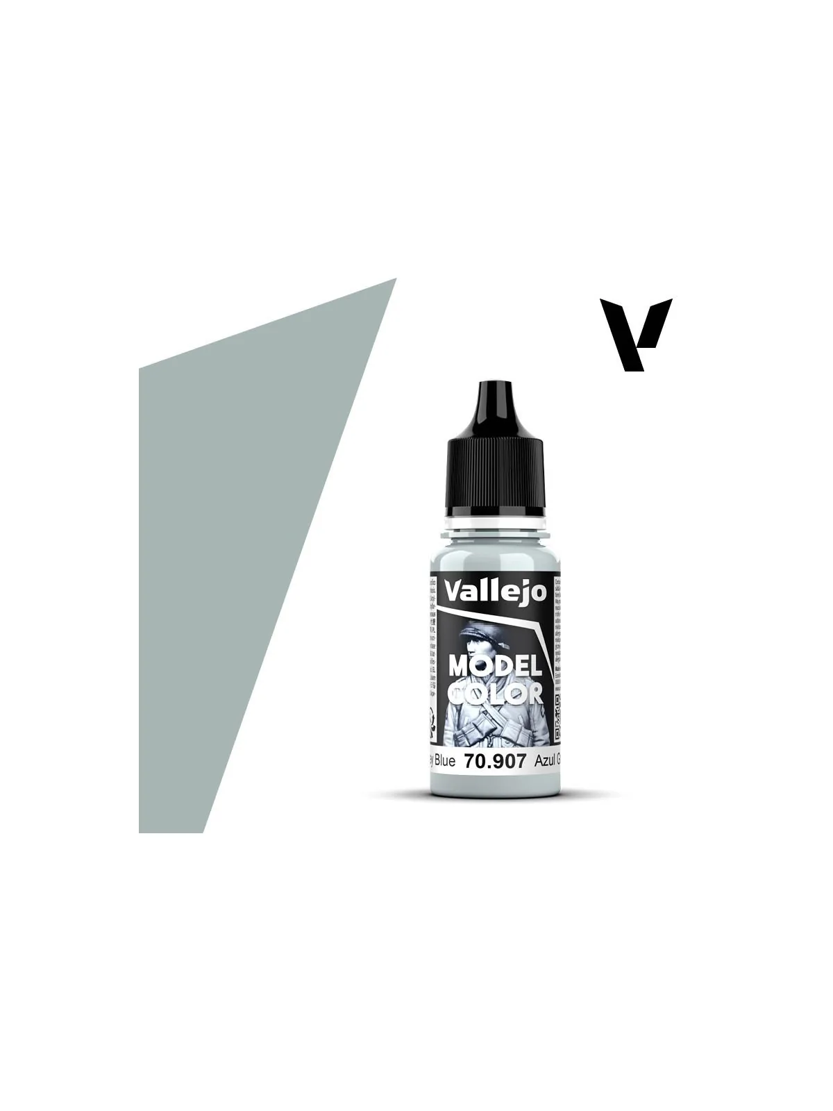 Azul Gris Claro Model Color Vallejo 18 ml (70907) de Vallejo en Vallejo | La Cueva Roja