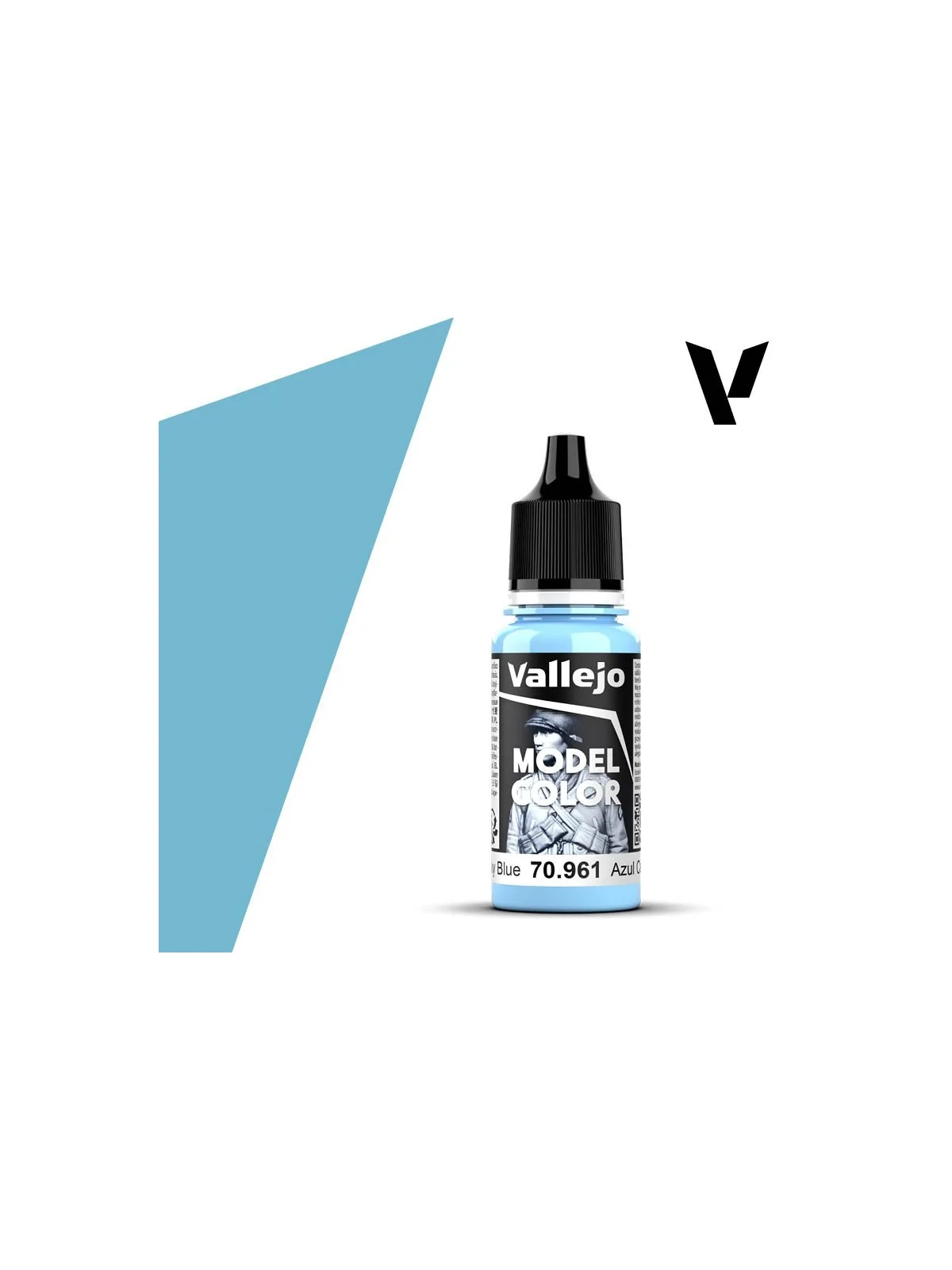 Azul Cielo Model Color Vallejo 18 ml (70961) de Vallejo en Vallejo | La Cueva Roja