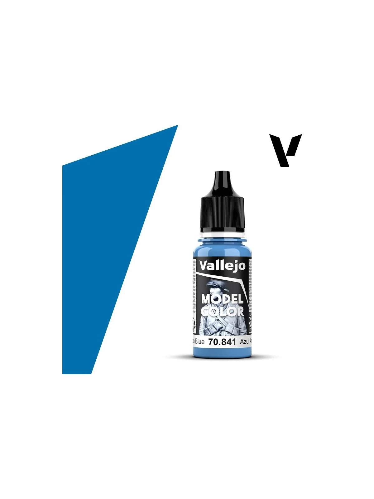 Azul Andrea Model Color Vallejo 18 ml (70841) de Vallejo en Vallejo | La Cueva Roja