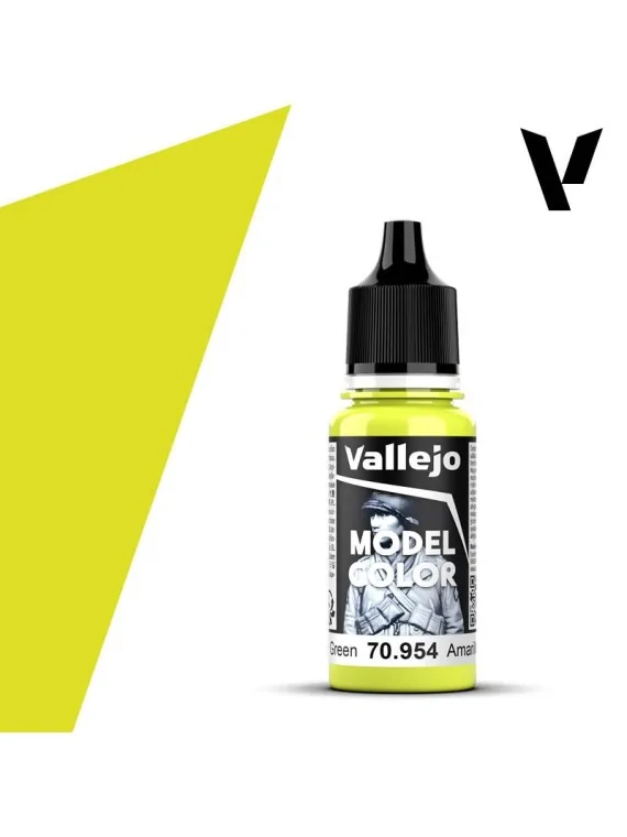 Amarillo Verde Model Color Vallejo 18 ml (70954) de Vallejo en Vallejo | La Cueva Roja