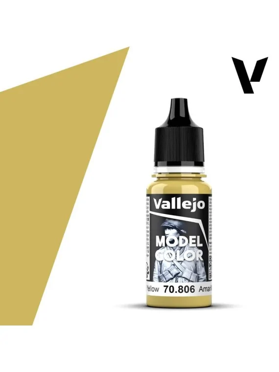 Amarillo Lasur Model Color Vallejo 18 ml (70806) de Vallejo en Vallejo | La Cueva Roja