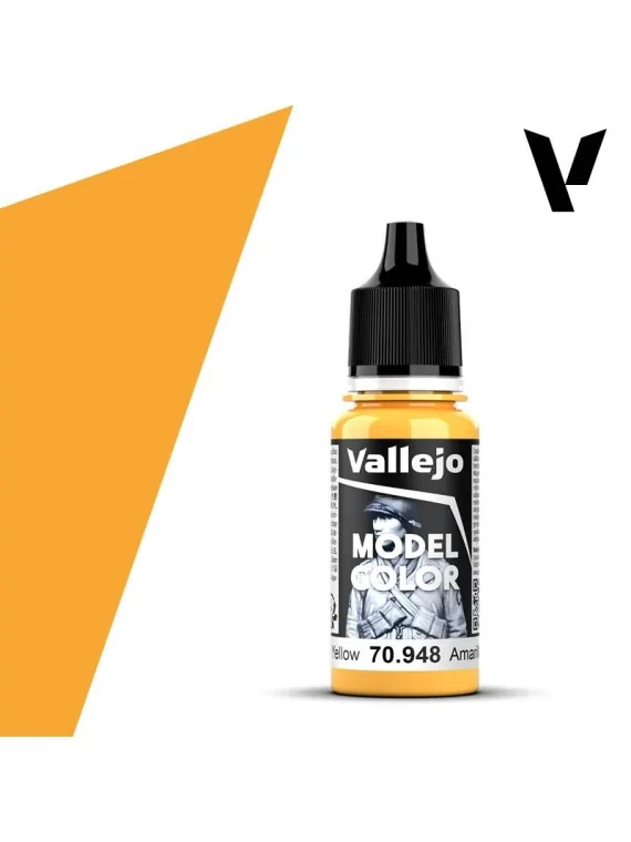 Amarillo Dorado Model Color Vallejo 18 ml (70948) de Vallejo en Vallejo | La Cueva Roja
