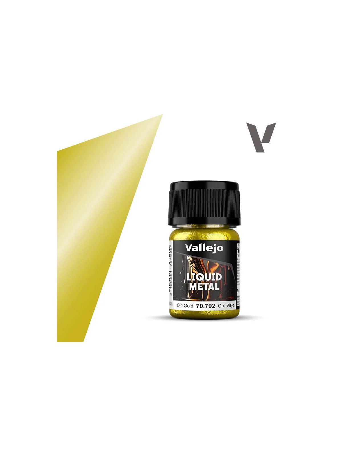 Oro Viejo Liquid Metal Vallejo 18 ml (70792) de Vallejo en Vallejo | La Cueva Roja