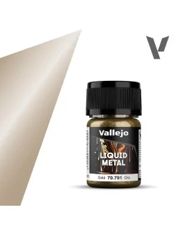 Oro Liquid Metal Vallejo 18 ml (70791) de Vallejo en Vallejo | La Cueva Roja