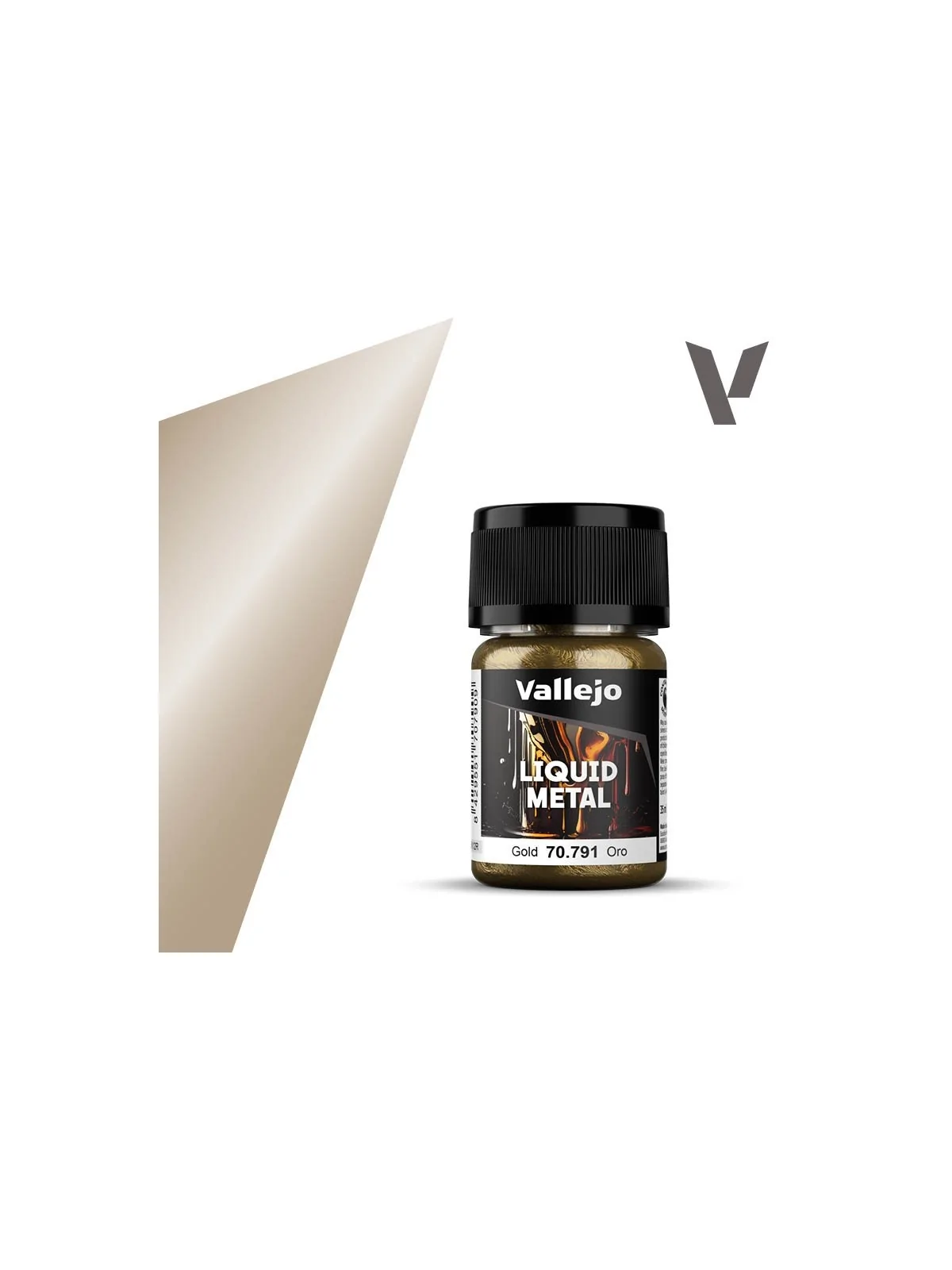 Oro Liquid Metal Vallejo 18 ml (70791) de Vallejo en Vallejo | La Cueva Roja