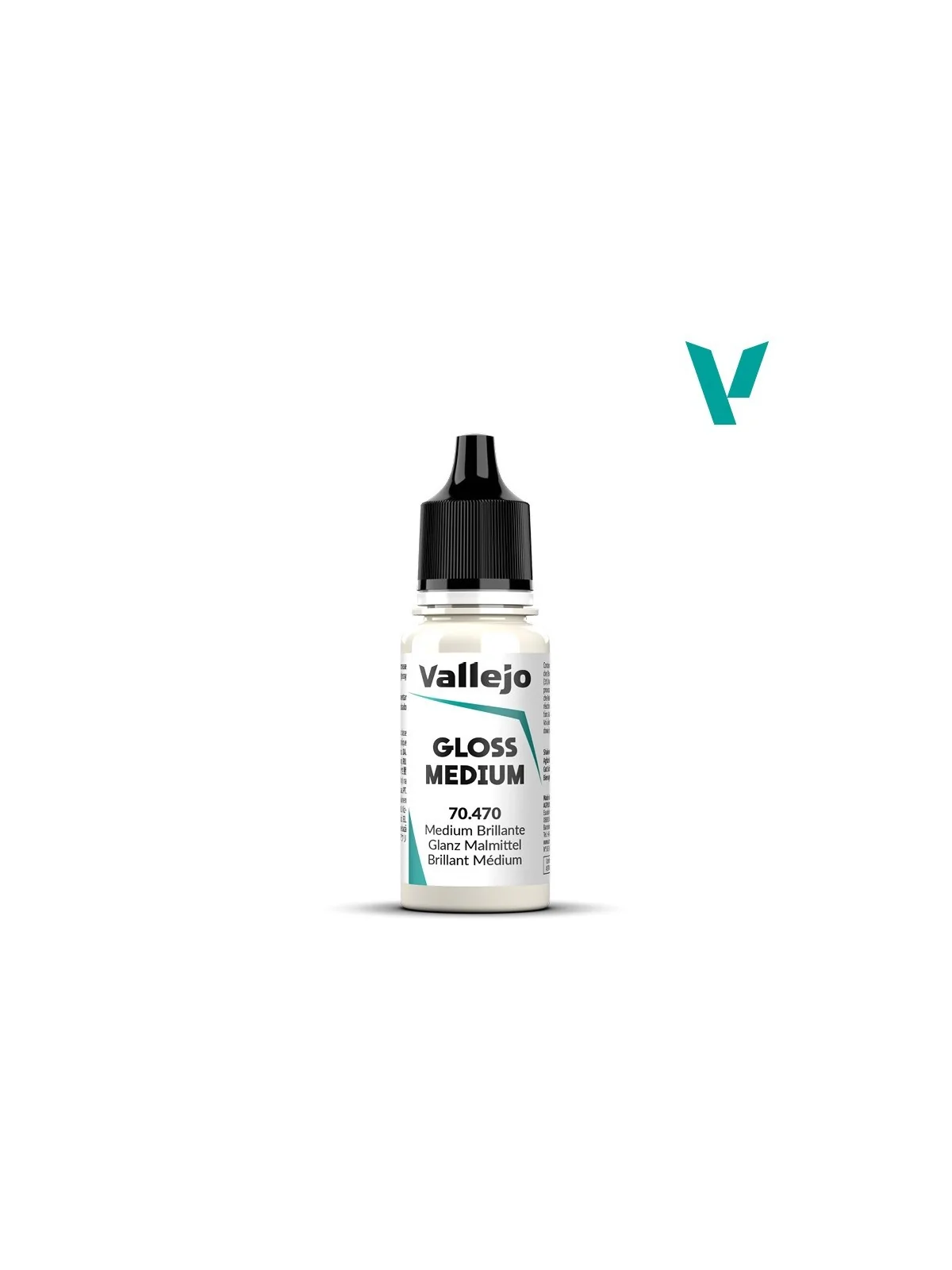 Medium Brillante Auxiliar Vallejo 18 ml (70470) de Vallejo en Vallejo | La Cueva Roja