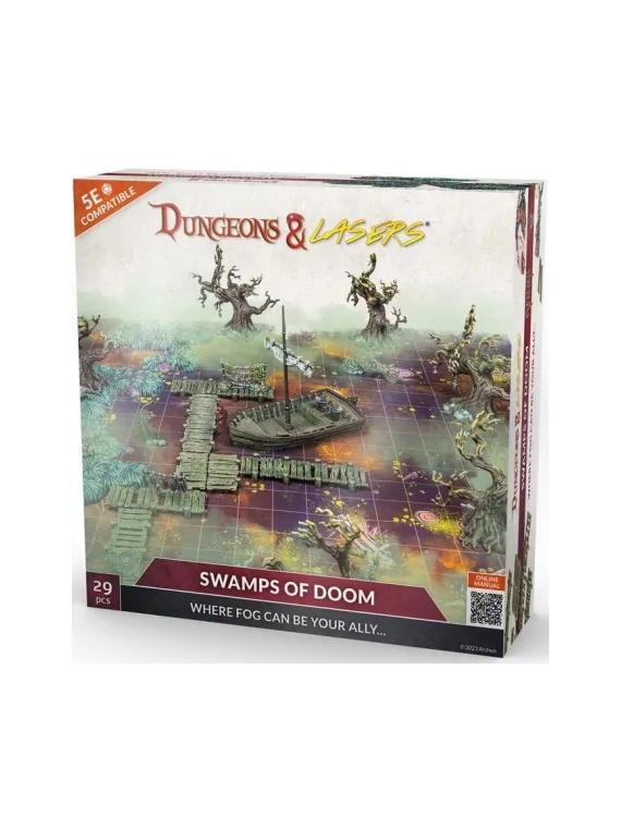 Dungeons & Lasers: Swamps of Doom de Archon Studios en Juegos de Tablero | La Cueva Roja