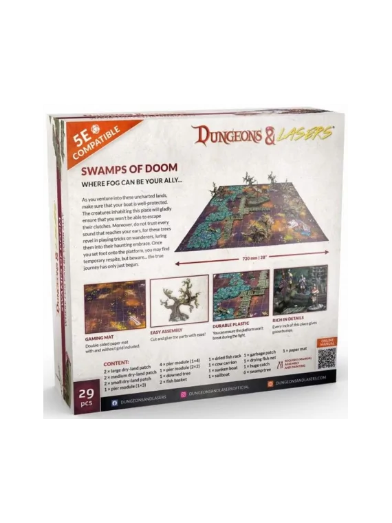 Dungeons & Lasers: Swamps of Doom de Archon Studios en Juegos de Tablero | La Cueva Roja