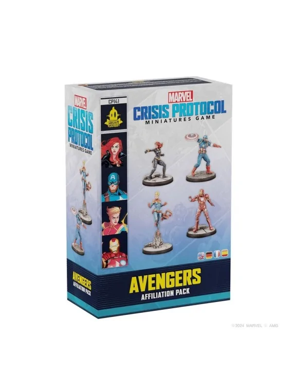 Marvel Crisis Protocol: Avengers Affiliation Pack de Juegos en Juegos de Tablero | La Cueva Roja