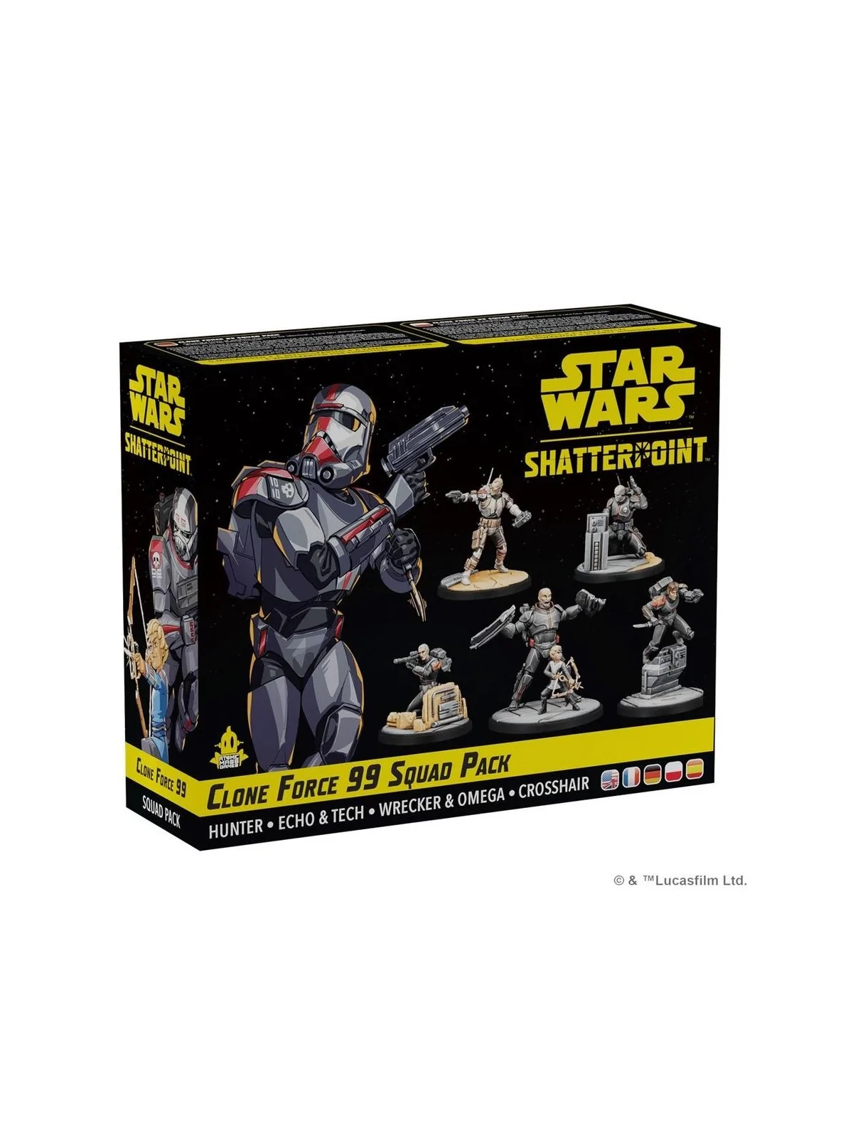 Clone Force 99 Squad Pack de Juegos en Juegos de Tablero | La Cueva Roja