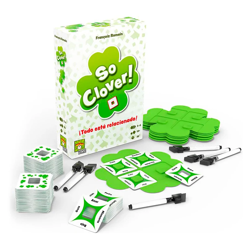 So Clover de Asmodee en Juegos de Cartas | La Cueva Roja