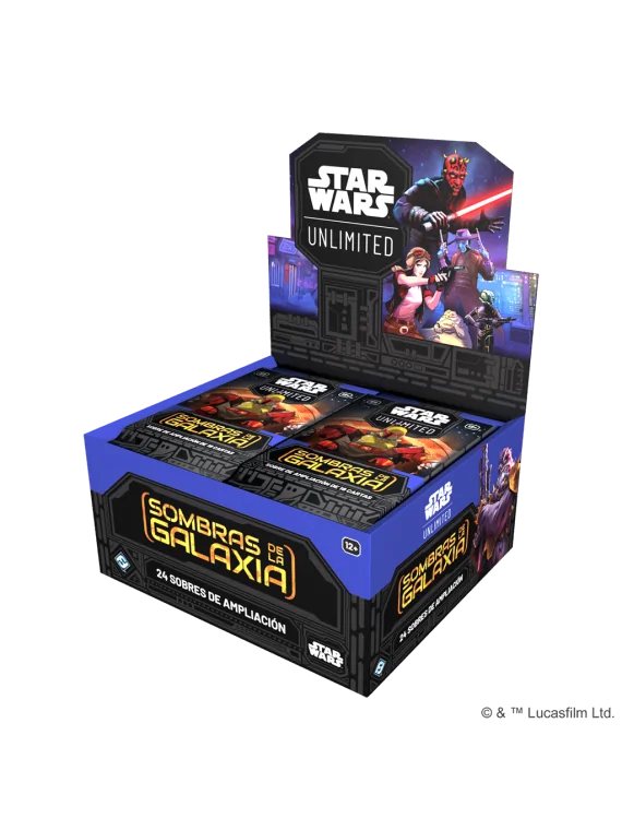 Star Wars Unlimited: Sombras de las Galaxias Booster Box de 24 sobres de Asmodee en Star Wars: Unlimited | La Cueva Roja