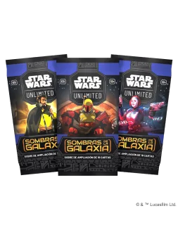 Star Wars Unlimited: Sombras de las Galaxias Booster Box de 24 sobres de Asmodee en Star Wars: Unlimited | La Cueva Roja