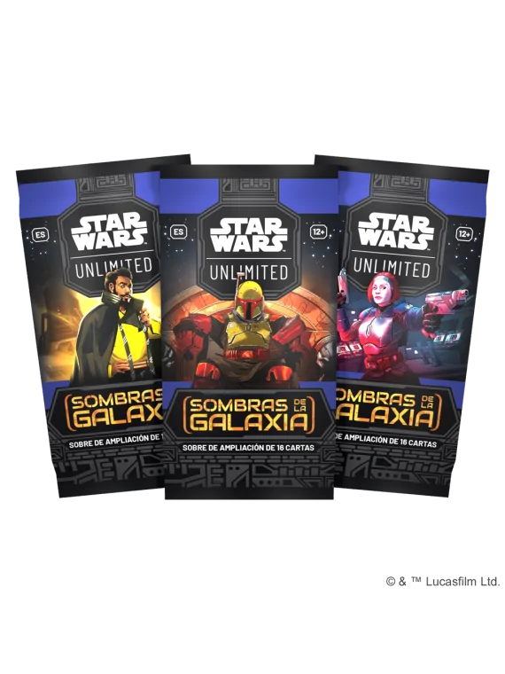Star Wars Unlimited: Sombras de las Galaxias Booster Box de 24 sobres de Asmodee en Star Wars: Unlimited | La Cueva Roja