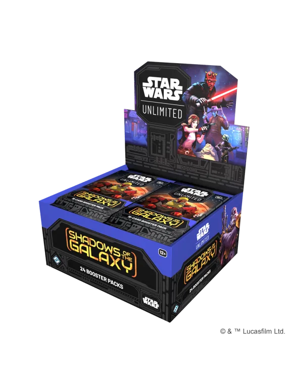 Star Wars Unlimited: Sombras de las Galaxias Booster Box de 24 sobres (Inglés) de Asmodee en Star Wars: Unlimited | La Cueva Roj
