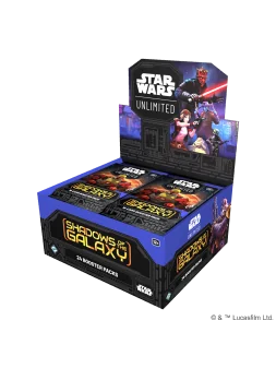 Star Wars Unlimited: Sombras de las Galaxias Case Booster Box de 24 sobres (x6) (Inglés) de Asmodee en Star Wars: Unlimited | La