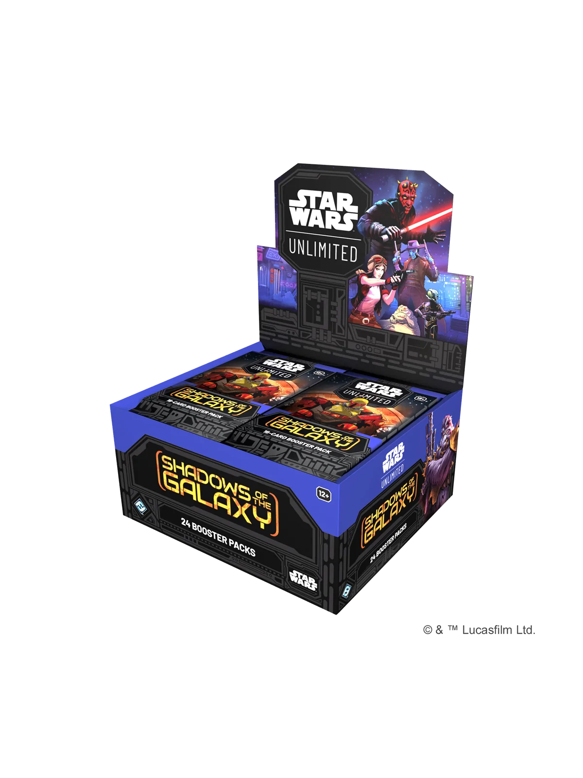 Star Wars Unlimited: Sombras de las Galaxias Case Booster Box de 24 sobres (x6) (Inglés) de Asmodee en Star Wars: Unlimited | La