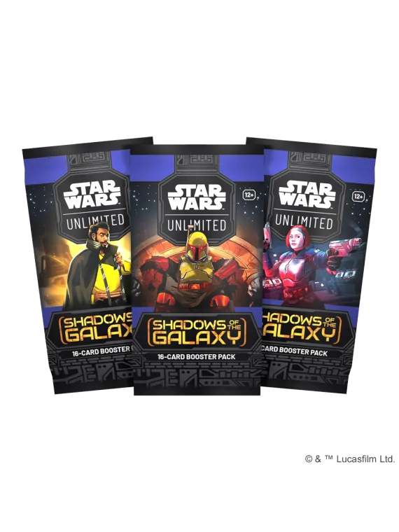 Star Wars Unlimited: Sombras de las Galaxias Case Booster Box de 24 sobres (x6) (Inglés) de Asmodee en Star Wars: Unlimited | La