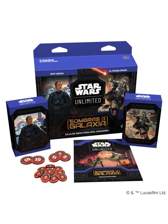 Star Wars Unlimited: Sombras de la Galaxia Caja Inicio de Fantasy Flight Games en Juegos de Cartas | La Cueva Roja