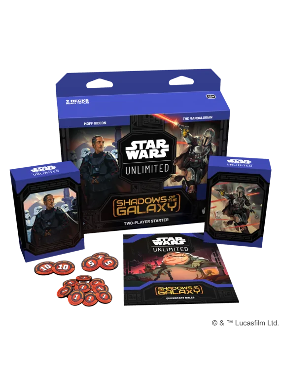 Star Wars Unlimited: Shadows of the Galaxy 2-Player Starter (Inglés) de Fantasy Flight Games en Juegos de Cartas | La Cueva Roja