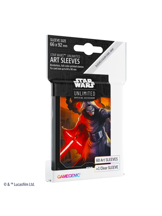 Star Wars Unlimited Art Sleeves Kylo Ren de Gamegenic en Juegos de Tablero | La Cueva Roja