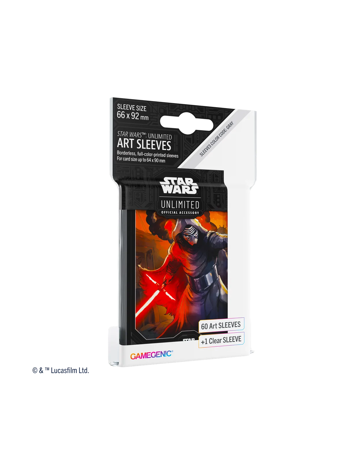 Star Wars Unlimited Art Sleeves Kylo Ren de Gamegenic en Juegos de Tablero | La Cueva Roja