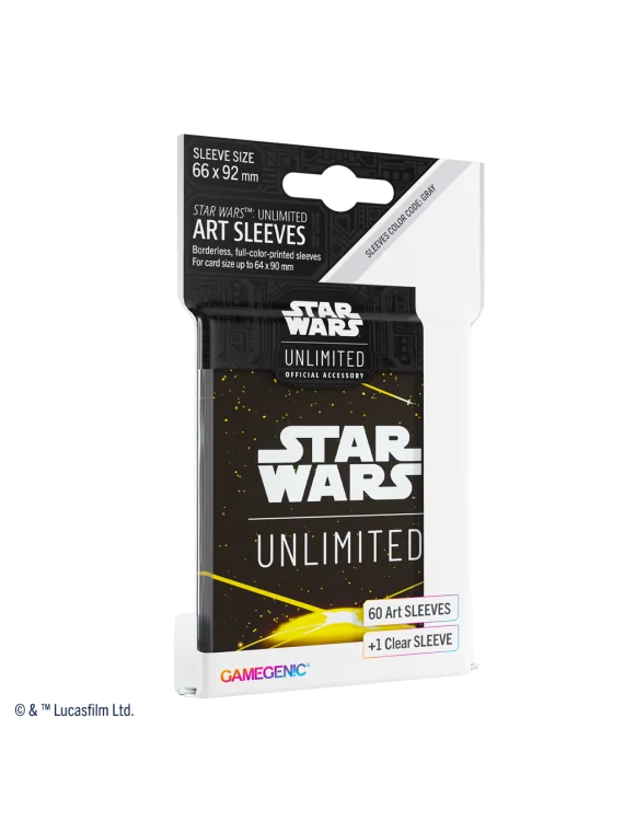 Star Wars Unlimited Art Sleeves Card Back Yellow de Gamegenic en Juegos de Tablero | La Cueva Roja