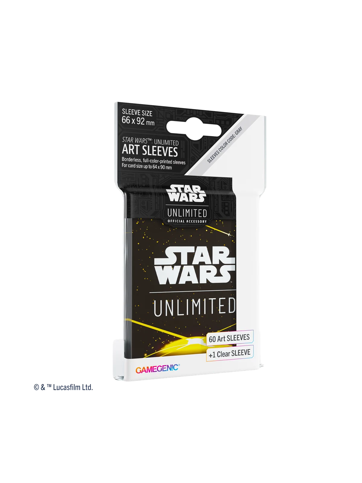 Star Wars Unlimited Art Sleeves Card Back Yellow de Gamegenic en Juegos de Tablero | La Cueva Roja