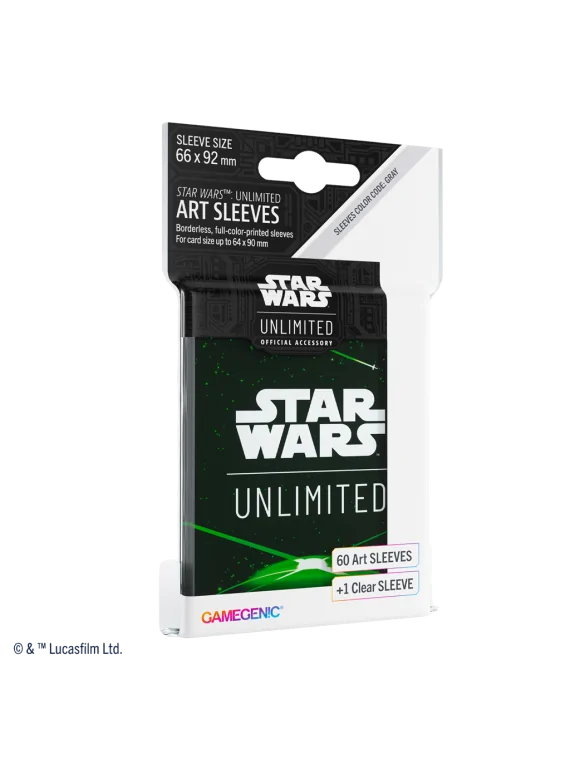 Star Wars Unlimited Art Sleeves Card Back Green de Gamegenic en Juegos de Tablero | La Cueva Roja