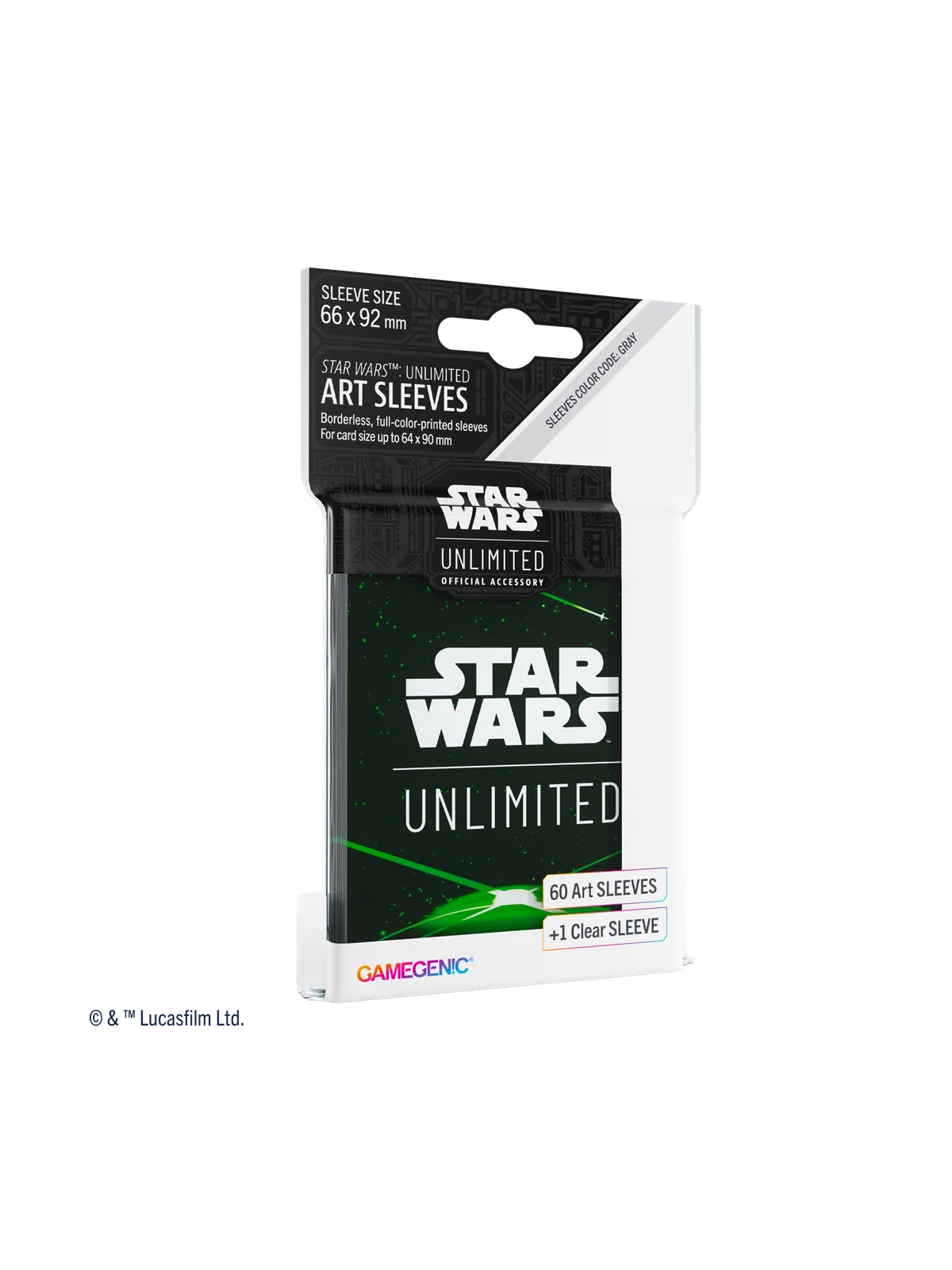 Star Wars Unlimited Art Sleeves Card Back Green de Gamegenic en Juegos de Tablero | La Cueva Roja