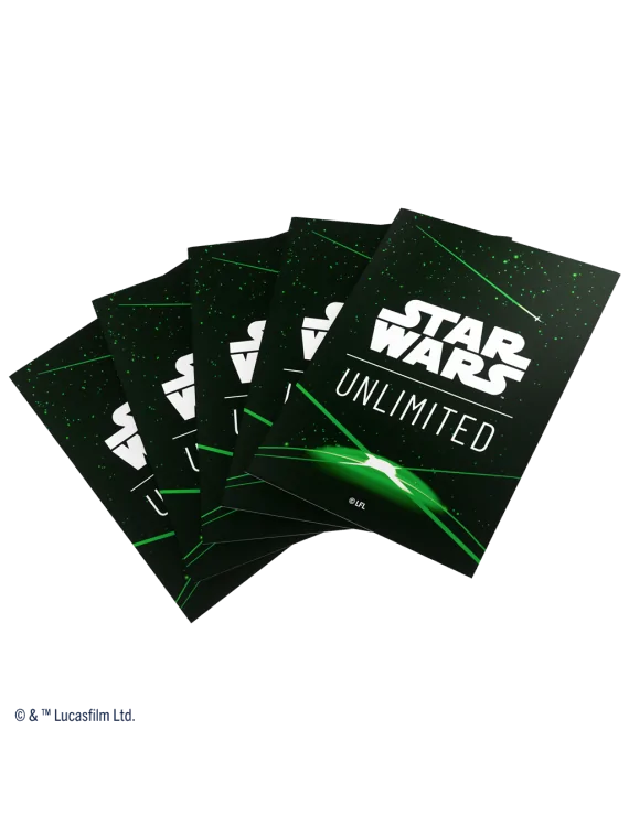 Star Wars Unlimited Art Sleeves Card Back Green de Gamegenic en Juegos de Tablero | La Cueva Roja