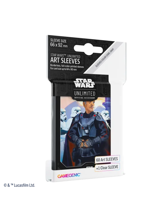 Star Wars Unlimited Art Sleeves Moff Gideon de Gamegenic en Juegos de Tablero | La Cueva Roja