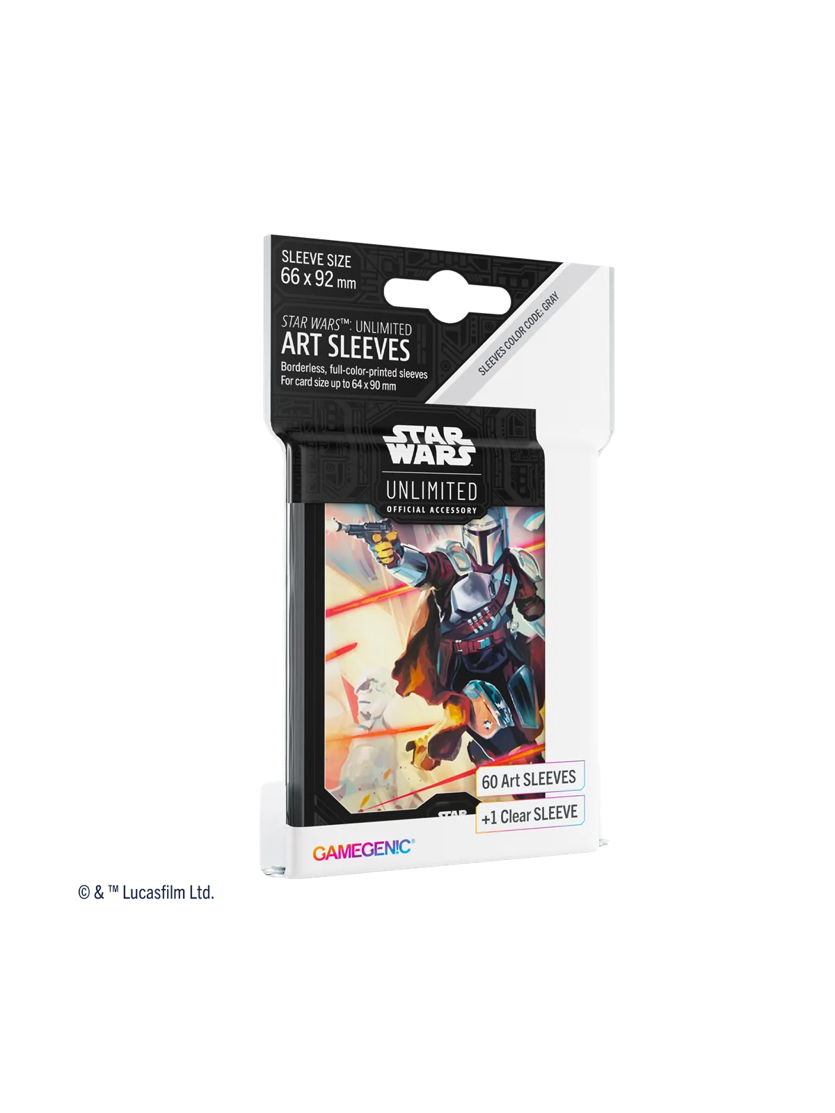 Star Wars Unlimited Art Sleeves Mandalorian de Gamegenic en Juegos de Tablero | La Cueva Roja