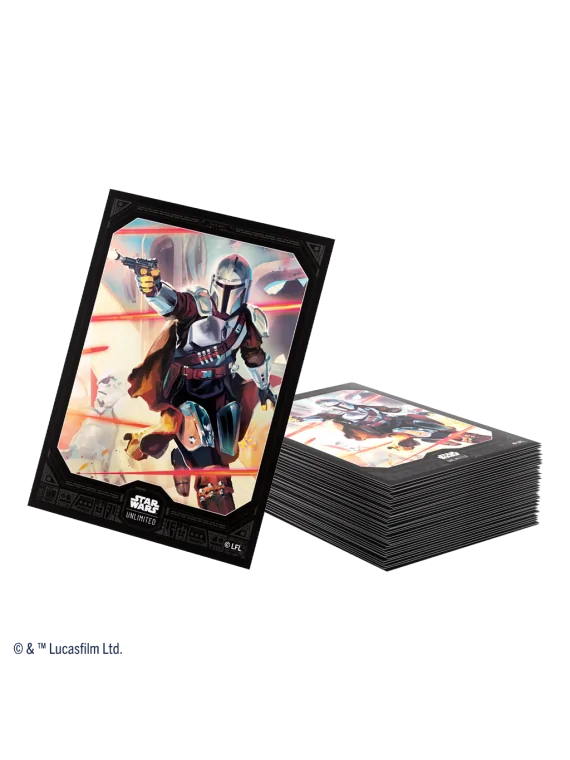 Star Wars Unlimited Art Sleeves Mandalorian de Gamegenic en Juegos de Tablero | La Cueva Roja