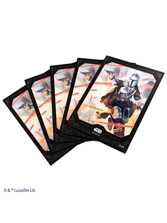 Star Wars Unlimited Art Sleeves Mandalorian de Gamegenic en Juegos de Tablero | La Cueva Roja