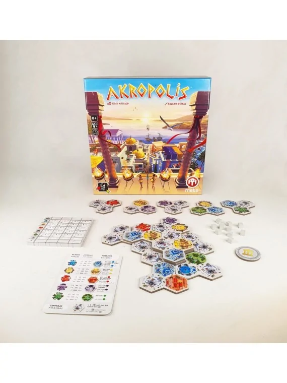 Akropolis de Mebo Games en Juegos de Tablero | La Cueva Roja